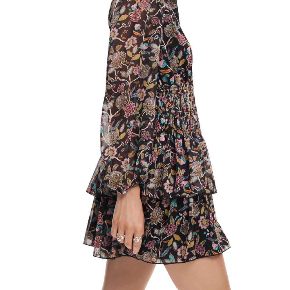 Desigual Graues Polyesterkleid