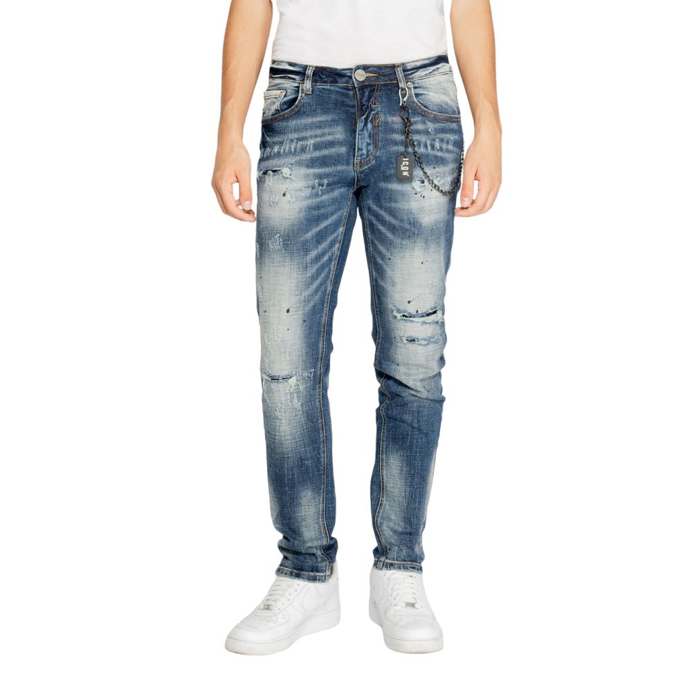 Icon Blaue Baumwolljeans & Hose