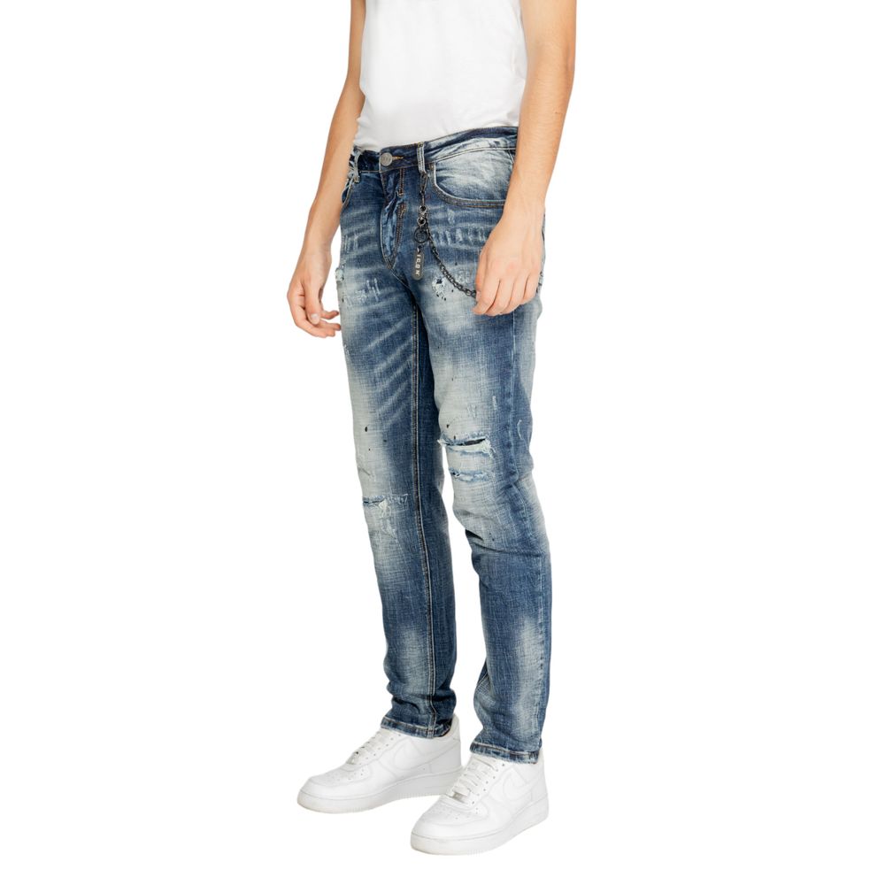 Icon Blaue Baumwolljeans & Hose