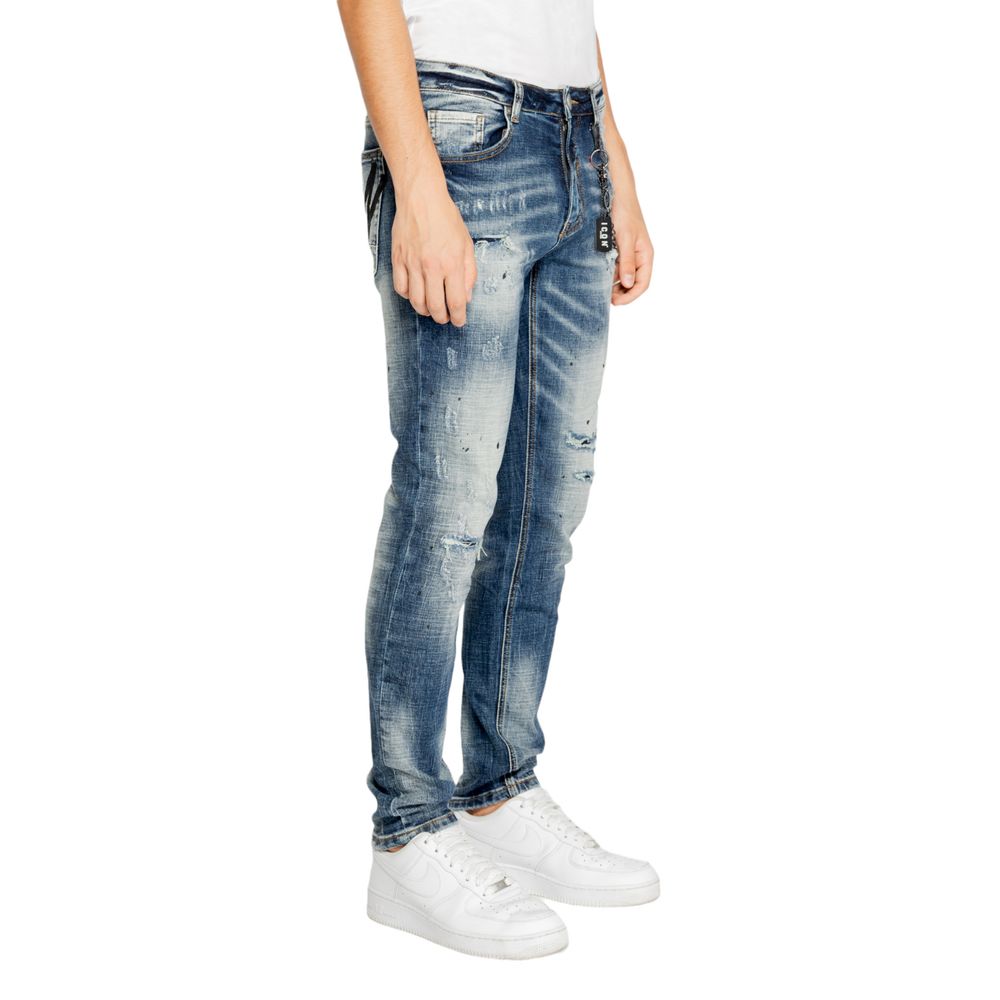 Icon Blaue Baumwolljeans & Hose