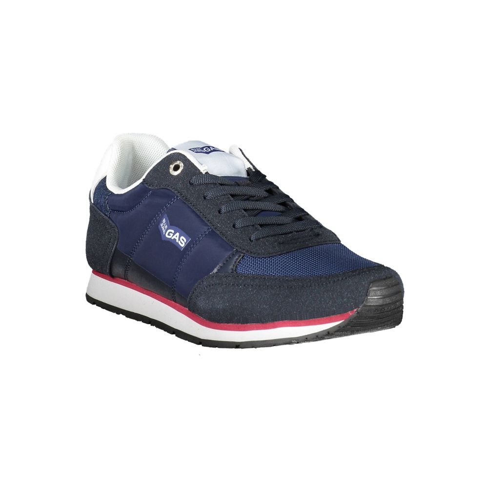 Gas Blauer Polyester Sneaker