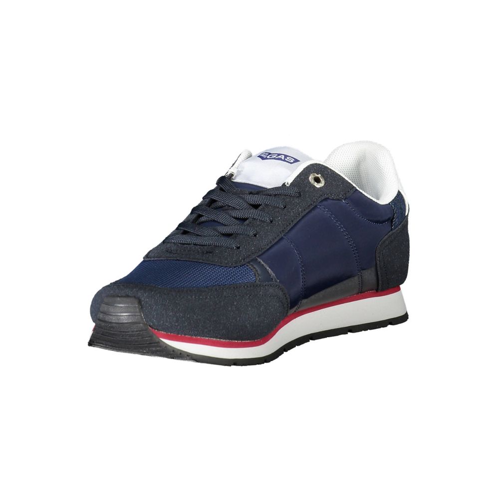 Gas Blauer Polyester Sneaker