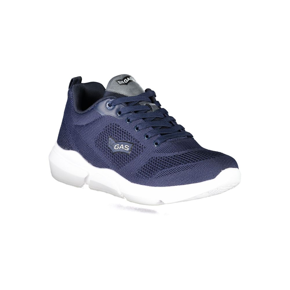 Gas Blauer Polyester Sneaker