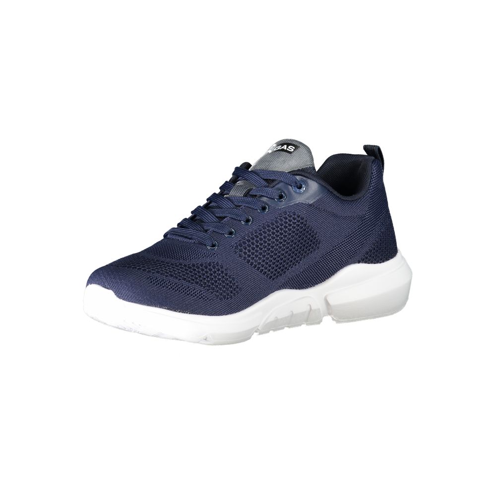 Gas Blauer Polyester Sneaker