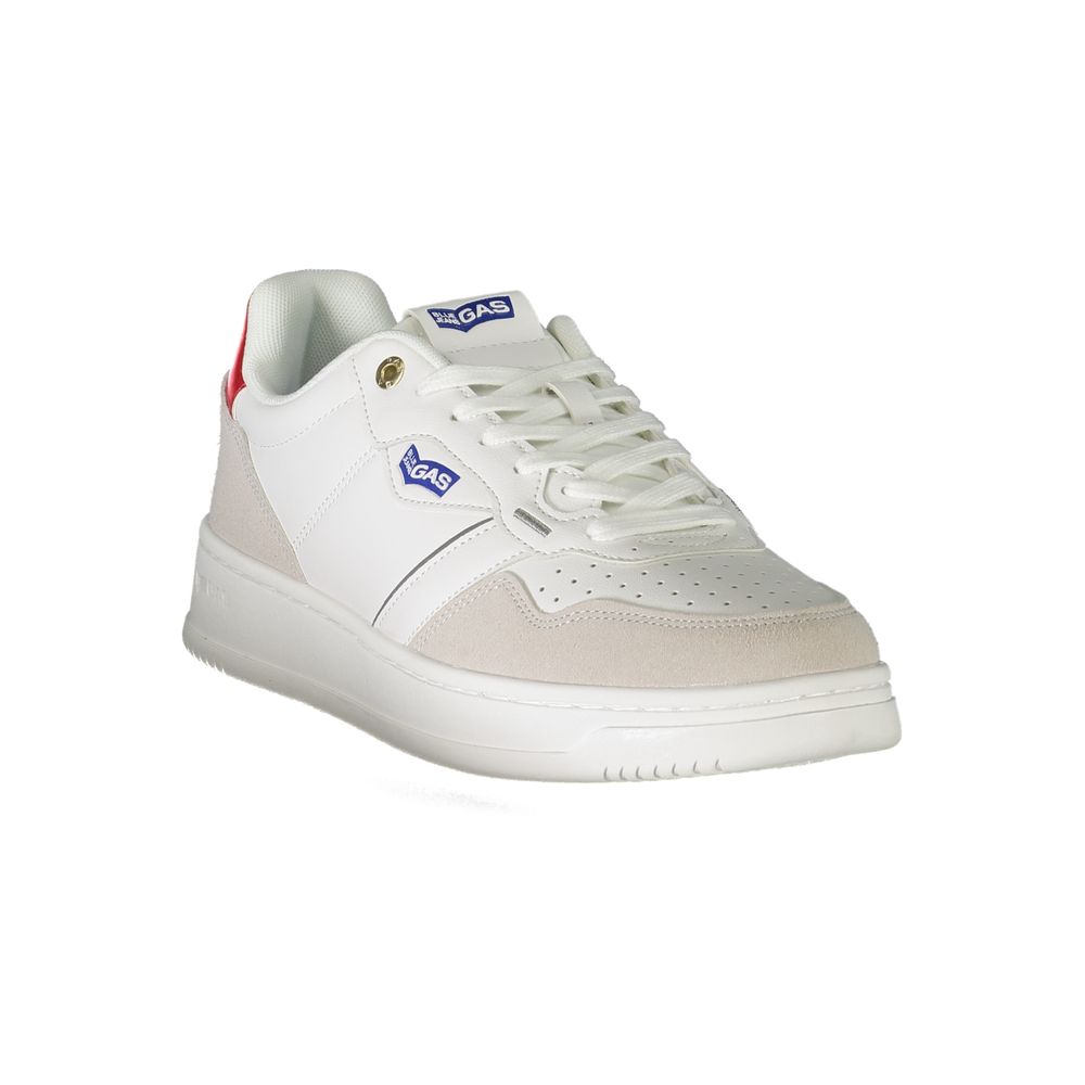 Gas Sneaker aus weißem Polyester