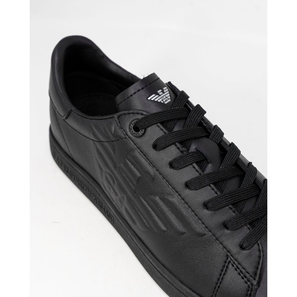 EA7 Emporio Armani Schwarzer Polyethylen-Sneaker