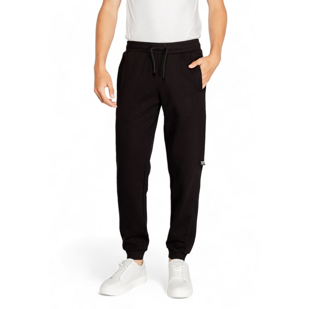 EA7 Emporio Armani Schwarze Baumwolljeans & Hose