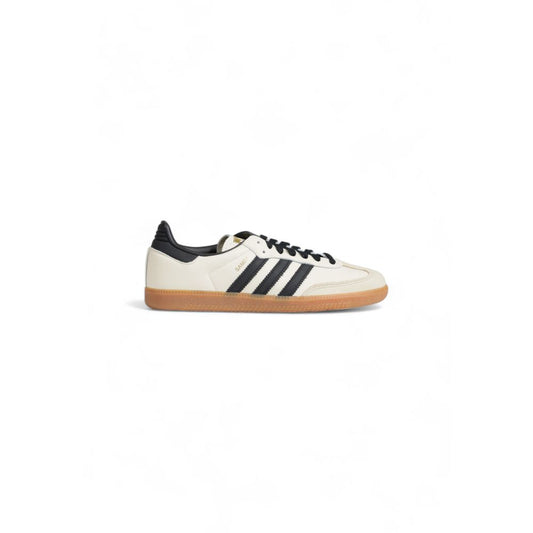 Adidas Cremefarbene Leder-Sneaker