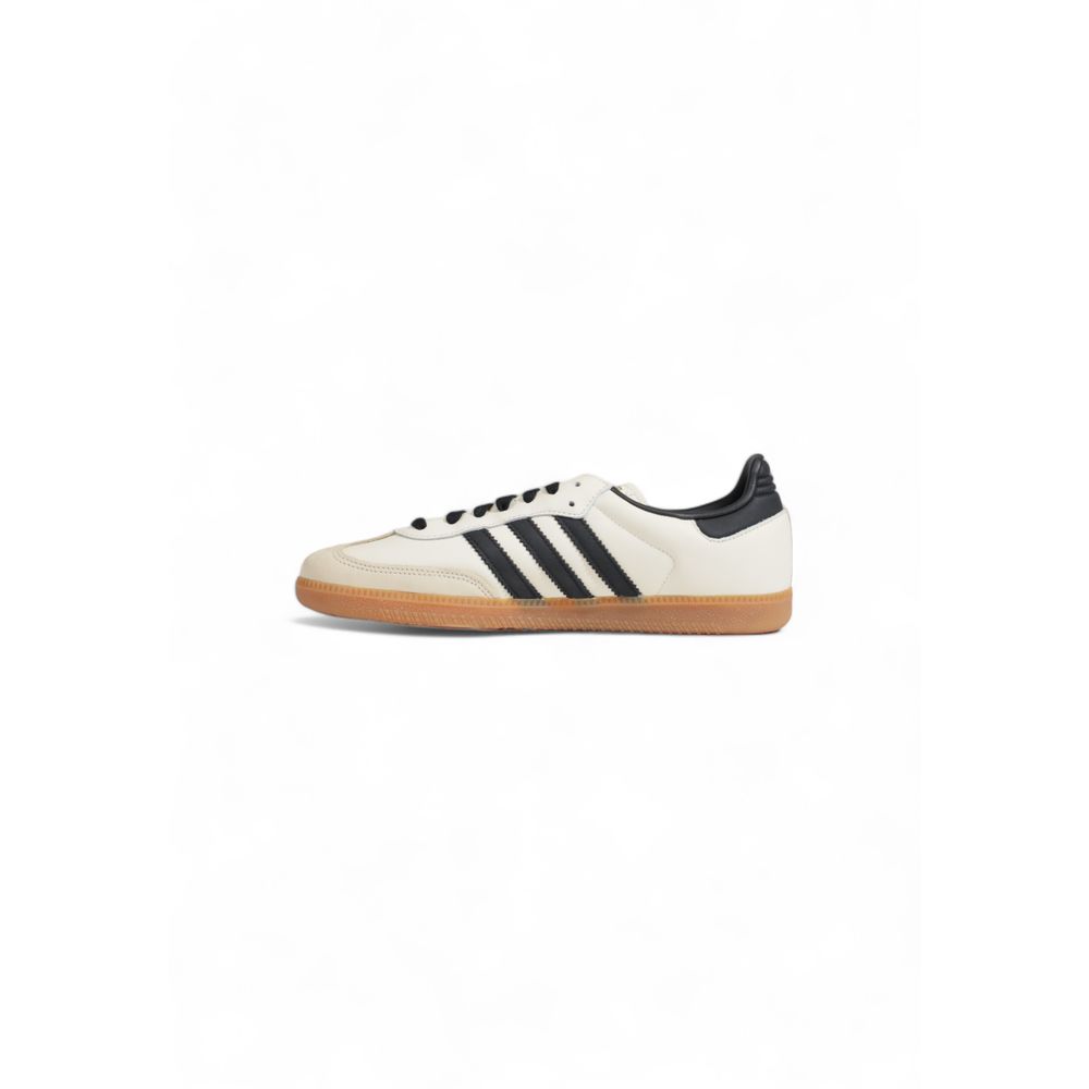 Adidas Cremefarbene Leder-Sneaker