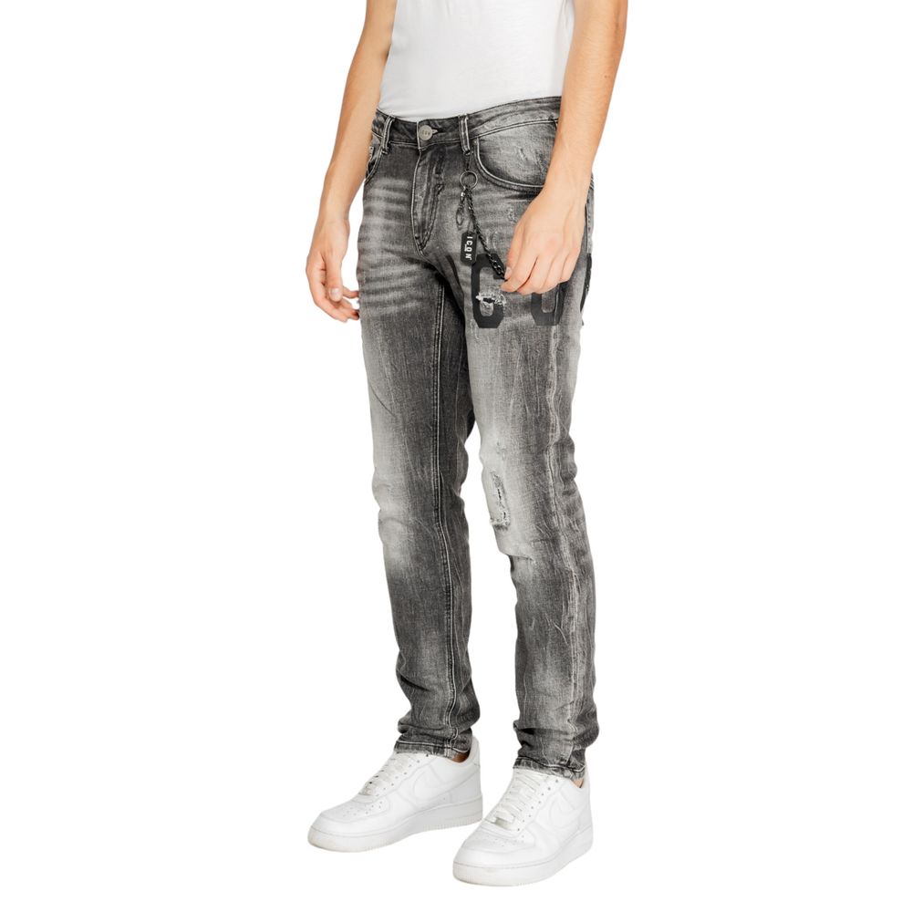 Icon Graue Baumwolljeans & Hose