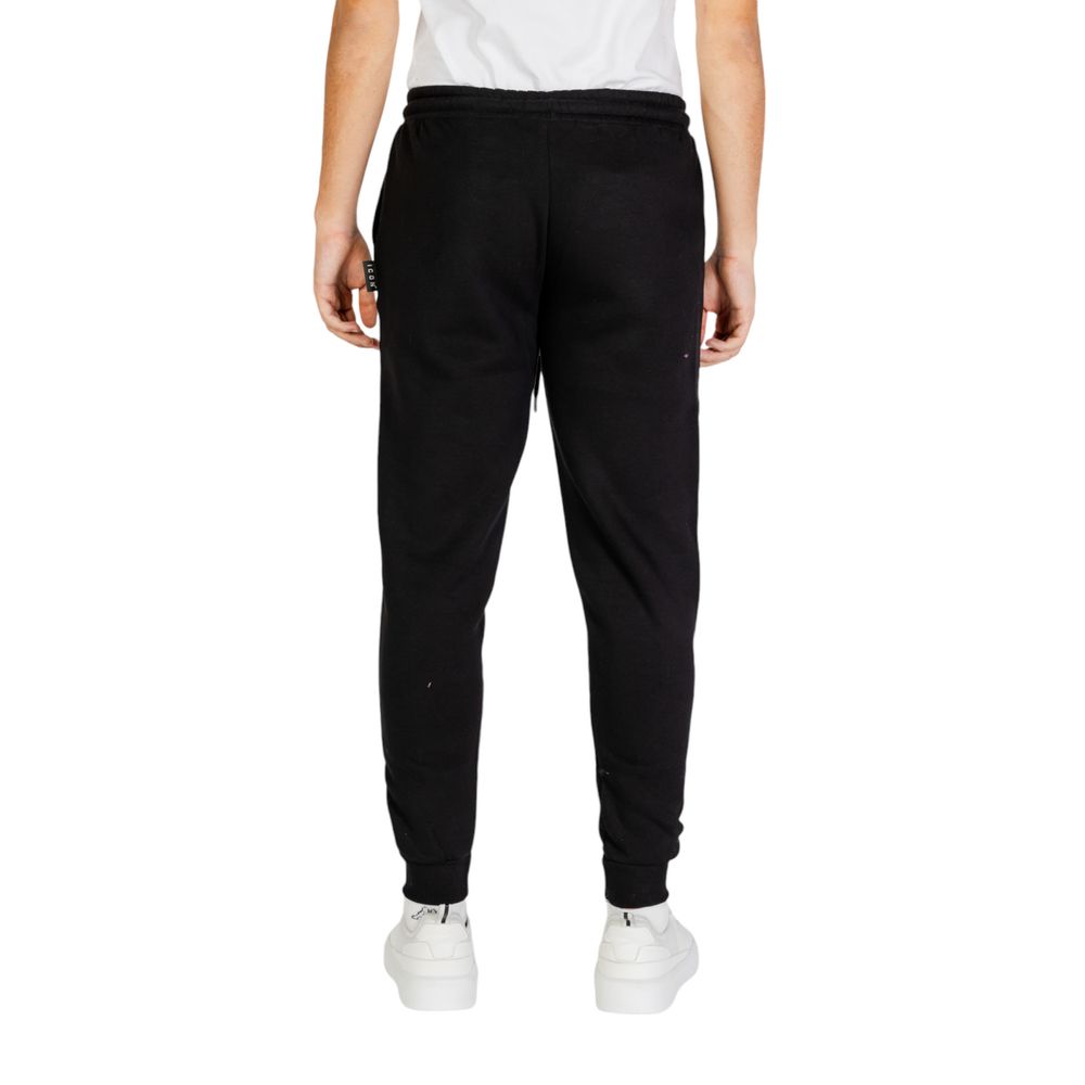 Icon Schwarze und weiße Baumwolljeans & Hose