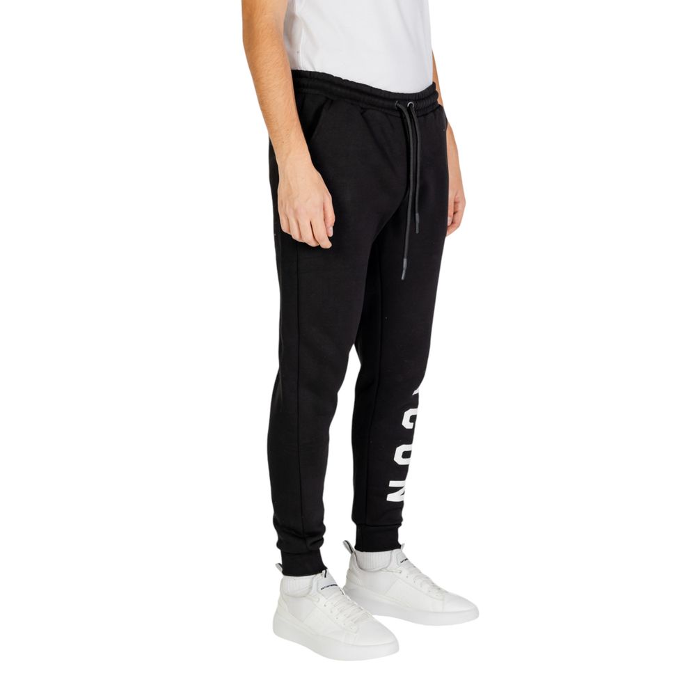 Icon Schwarze und weiße Baumwolljeans & Hose