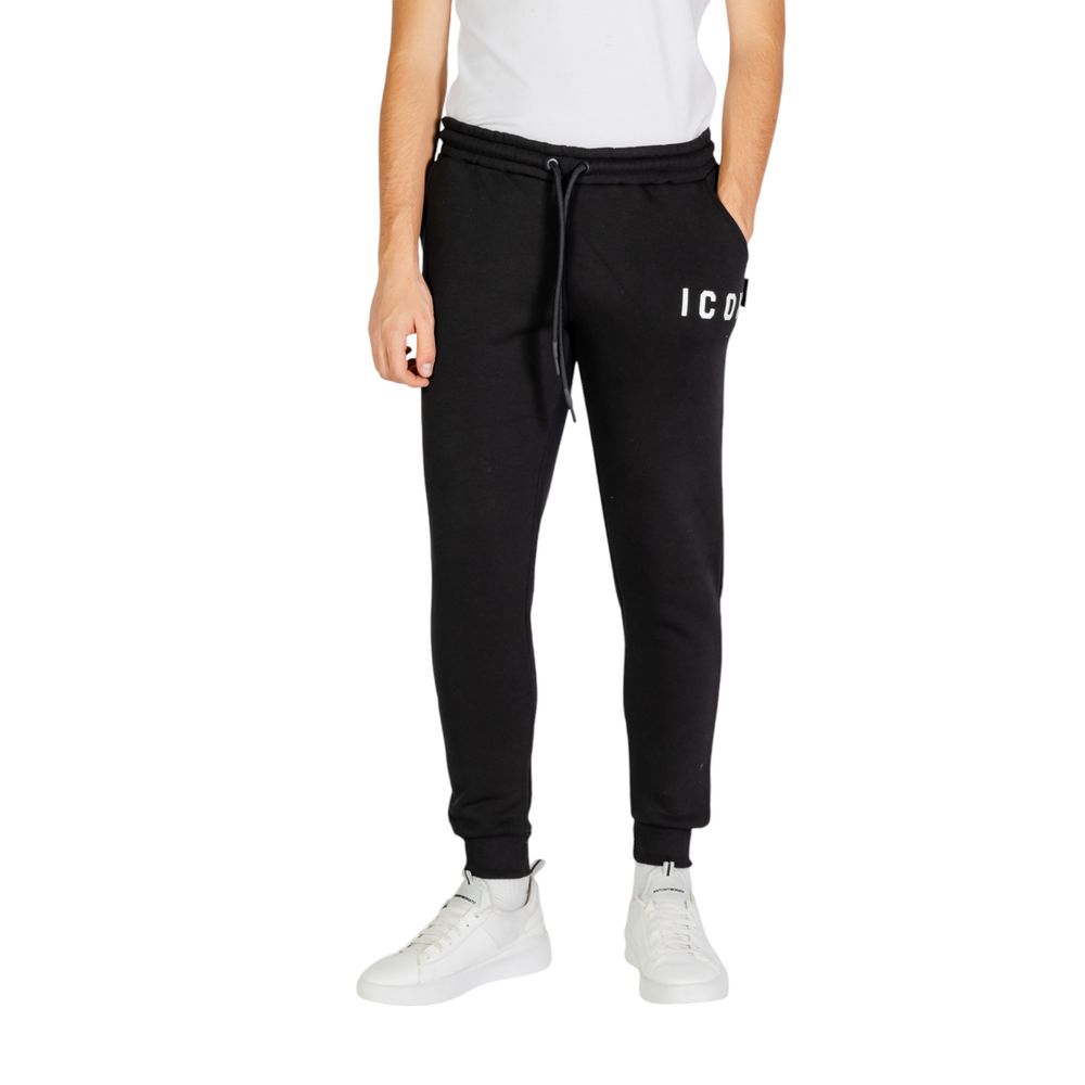 Icon Schwarze und weiße Baumwolljeans & Hose