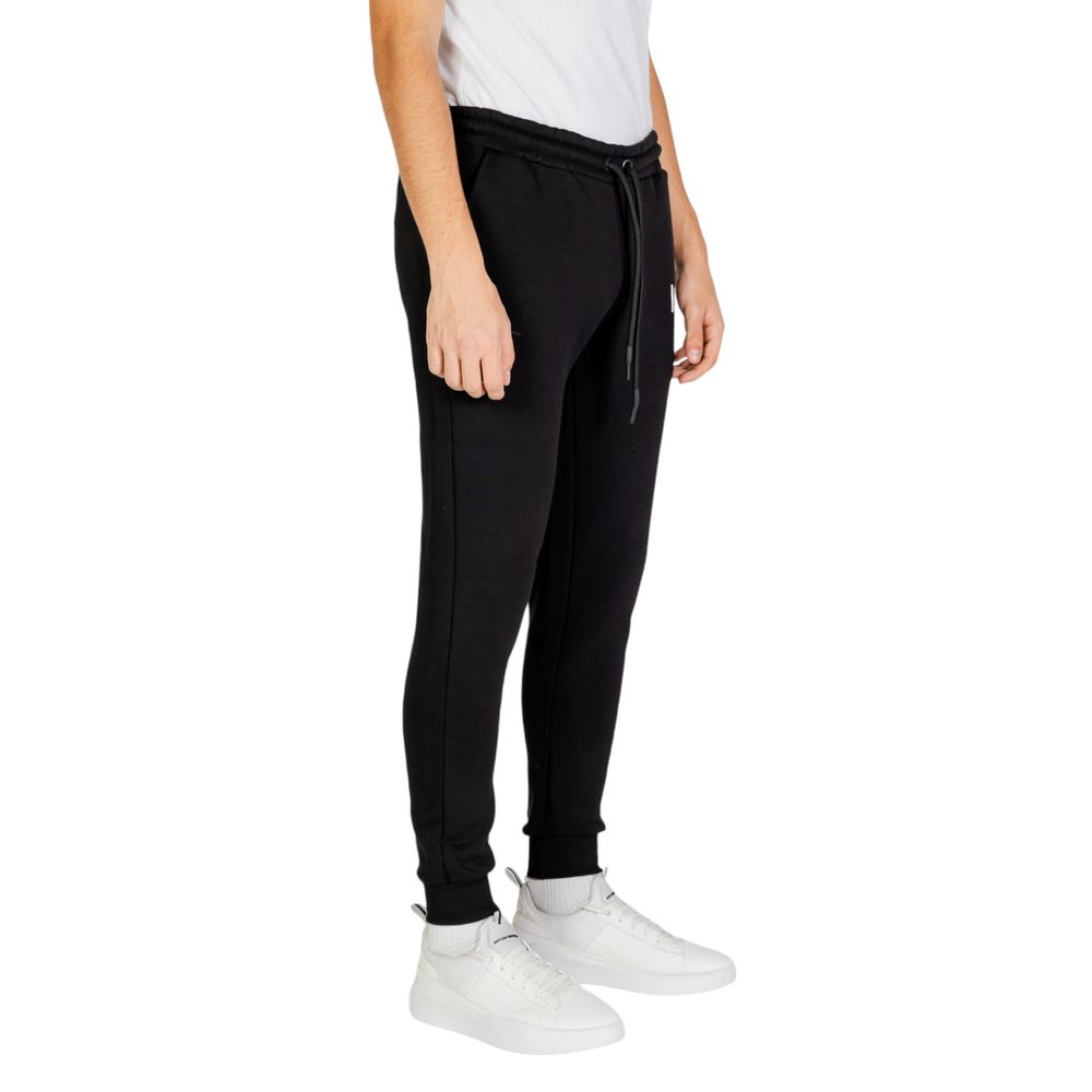 Icon Schwarze und weiße Baumwolljeans & Hose