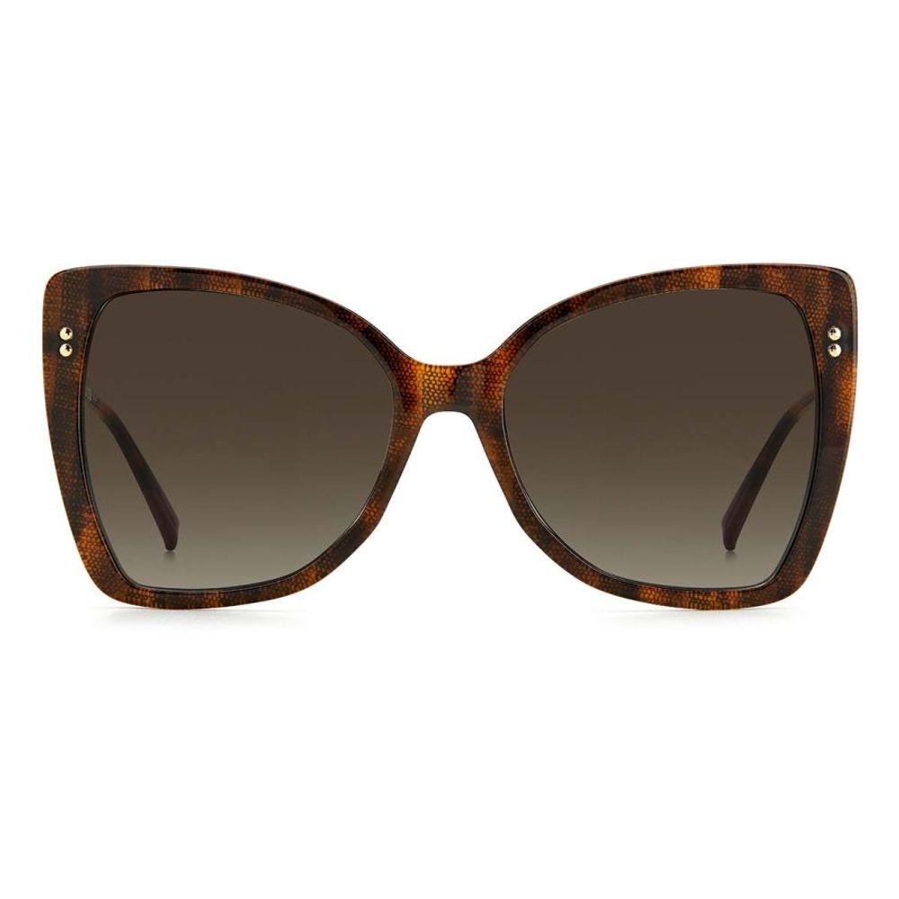 Missoni Braune Metall-Sonnenbrille