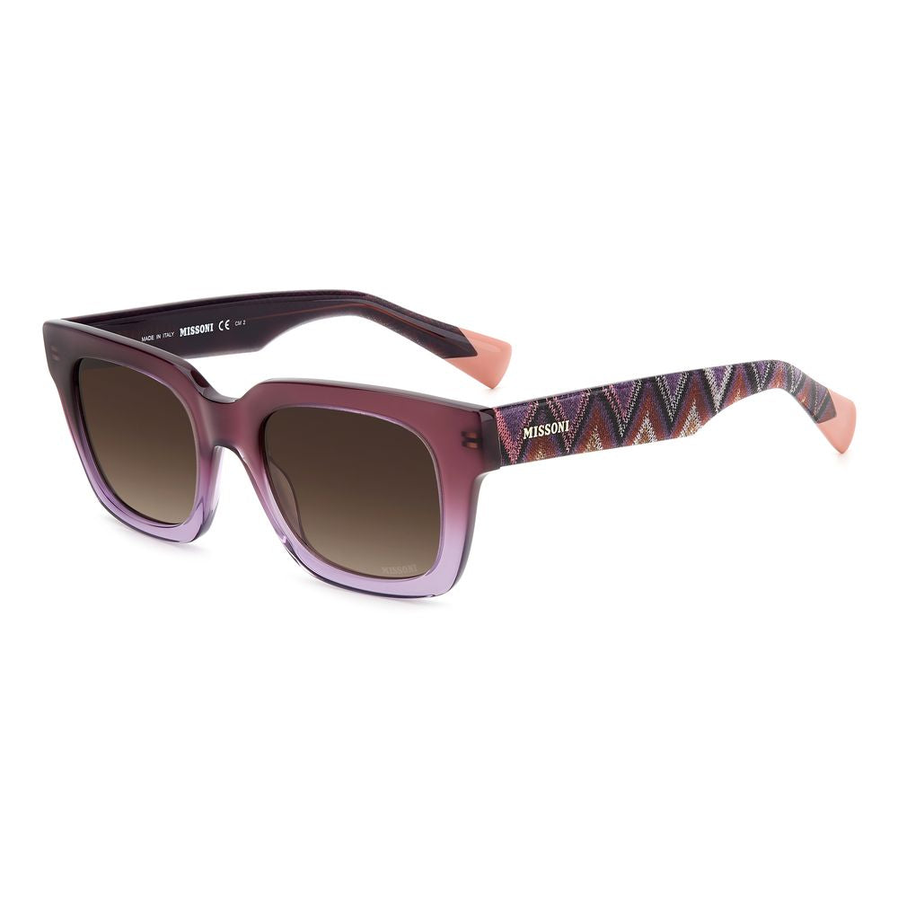 Missoni Lila Acetat-Sonnenbrille