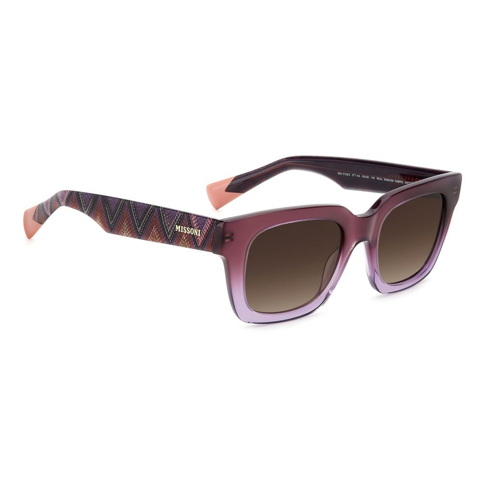 Missoni Lila Acetat-Sonnenbrille