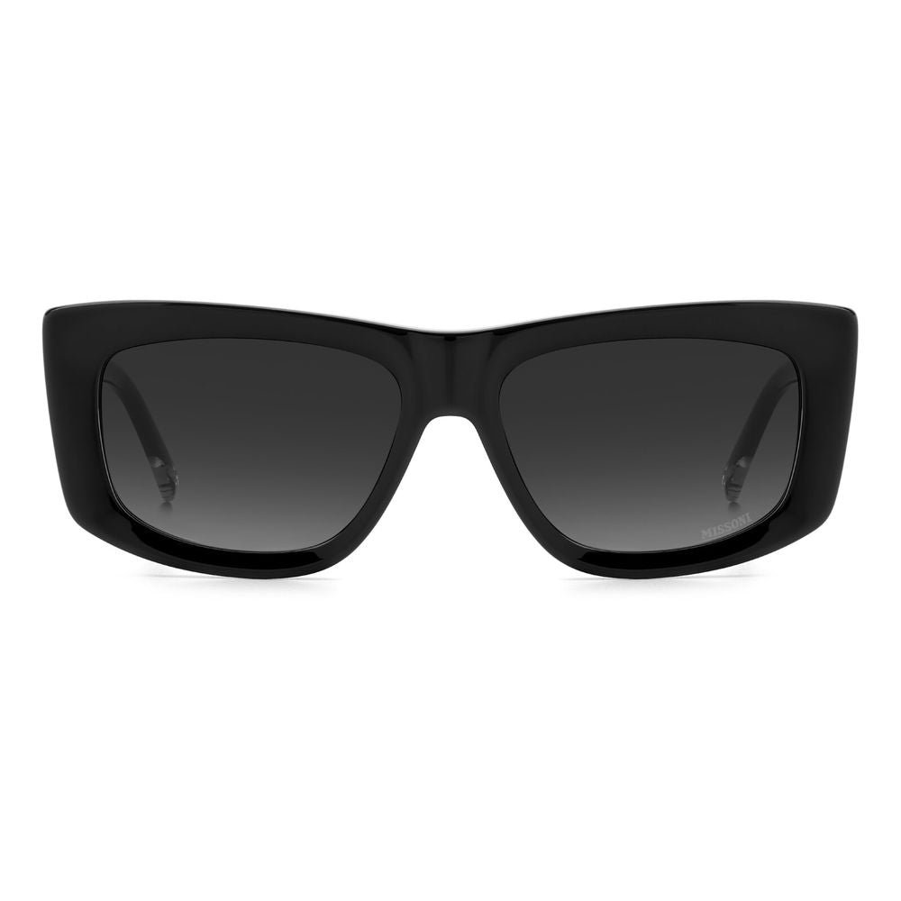 Missoni Schwarze Plastiksonnenbrille