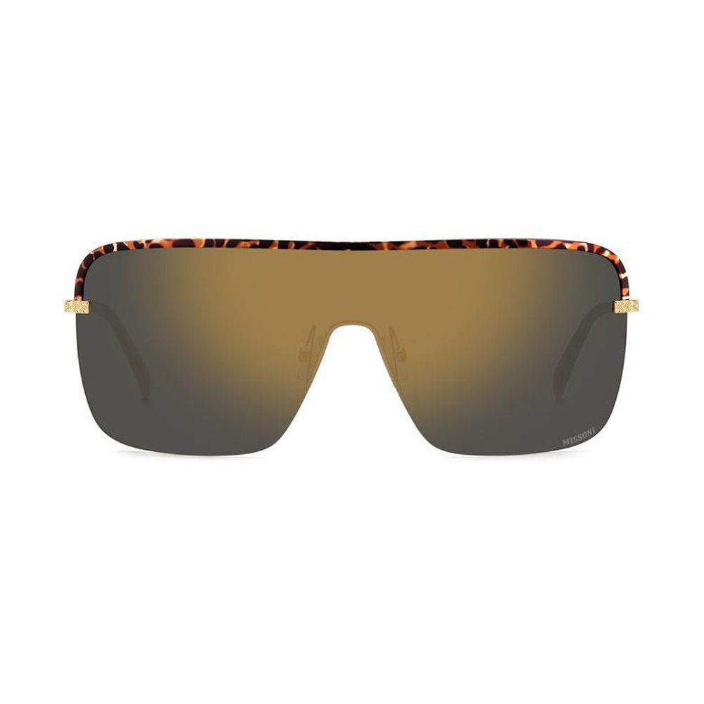 Missoni Goldene Metall-Sonnenbrille