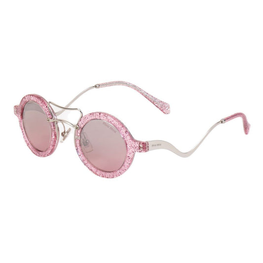 Miu Miu Graue Metall-Sonnenbrille