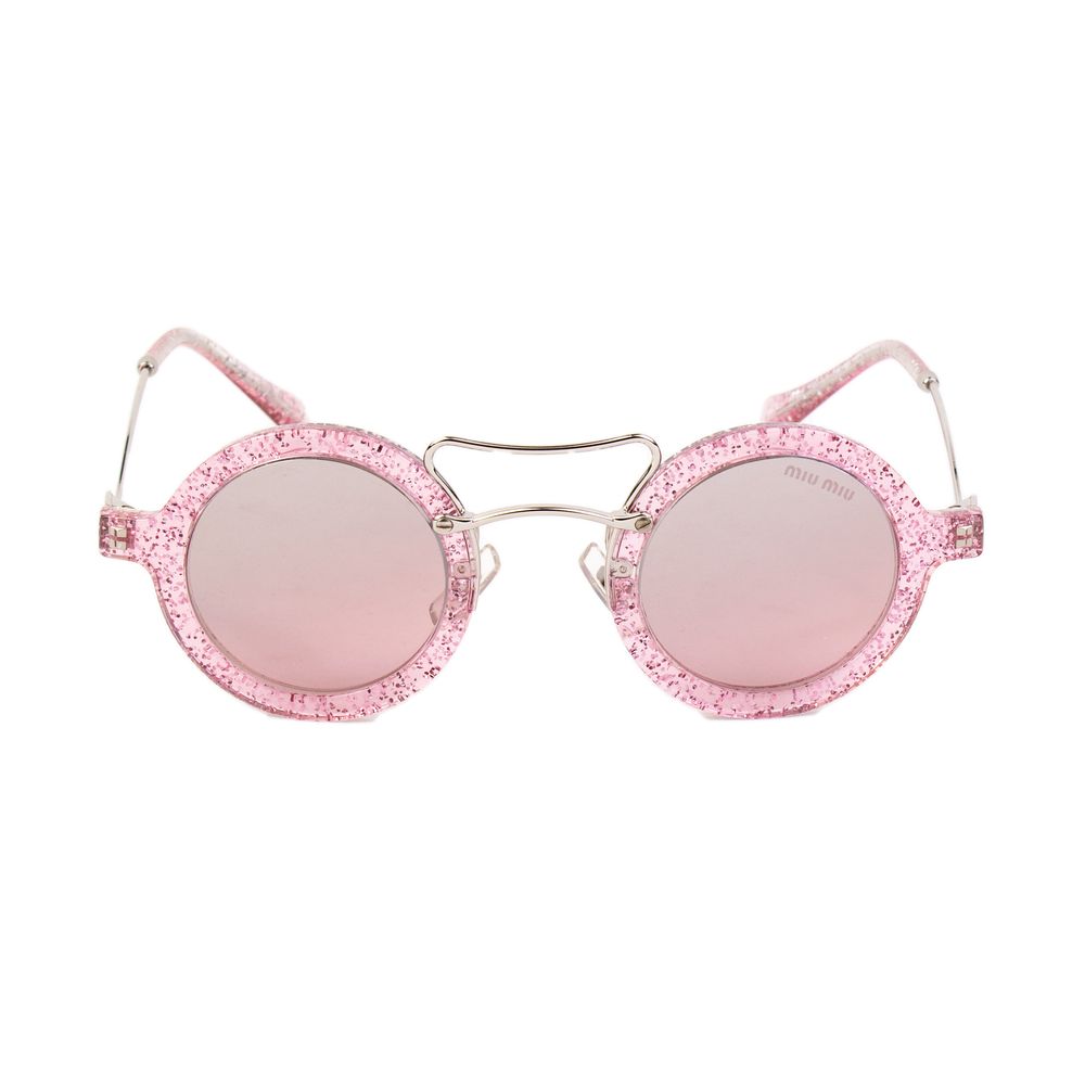 Miu Miu Graue Metall-Sonnenbrille