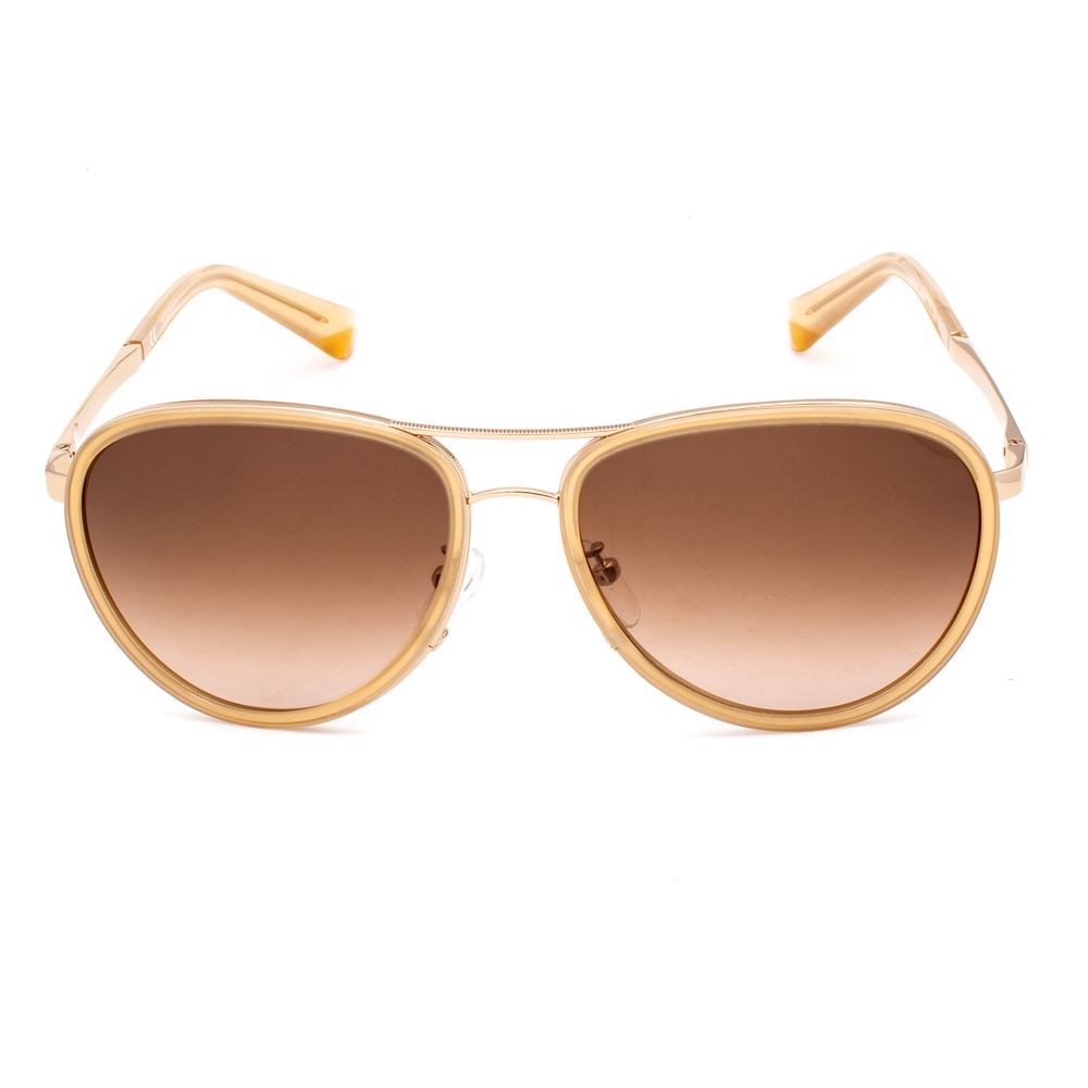 Nina Ricci Goldfarbene Acetat-Sonnenbrille