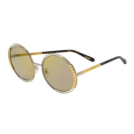 Chopard Goldfarbene Acetat-Sonnenbrille