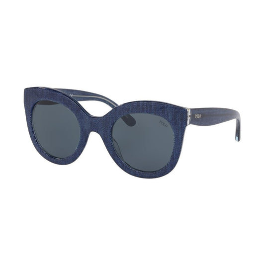 Ralph Lauren Blaue Acetat-Sonnenbrille