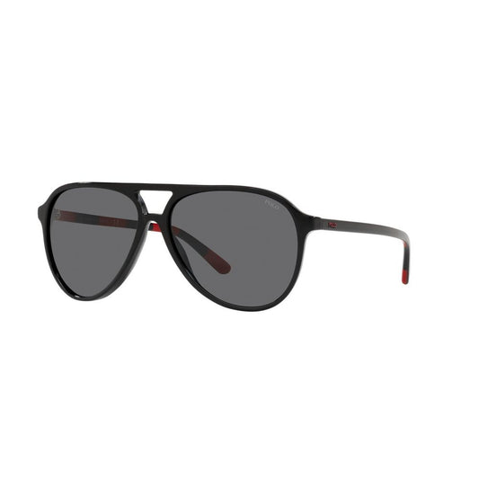 Ralph Lauren Schwarze Acetat-Sonnenbrille