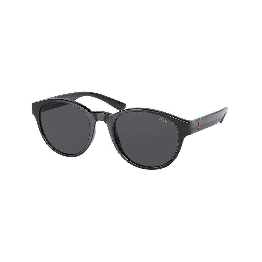 Ralph Lauren Schwarze Acetat-Sonnenbrille