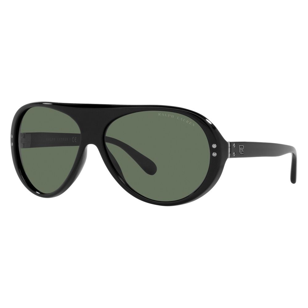 Ralph Lauren Schwarze Acetat-Sonnenbrille