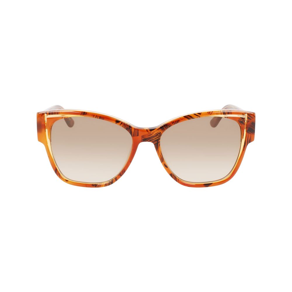 Karl Lagerfeld Orange Acetat-Sonnenbrille