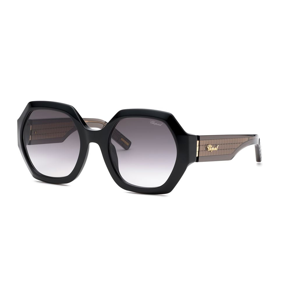 Chopard Schwarze Acetat-Sonnenbrille