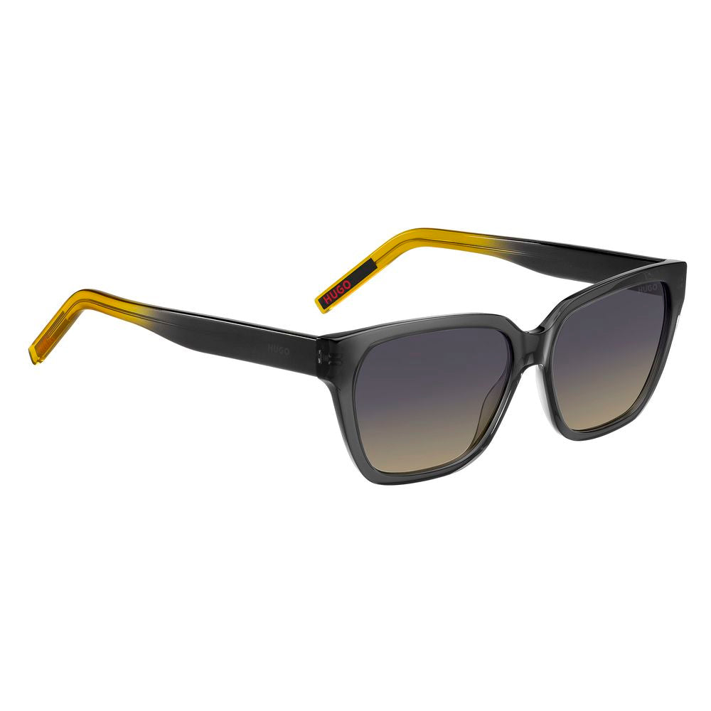 Hugo Boss Graue Acetat-Sonnenbrille