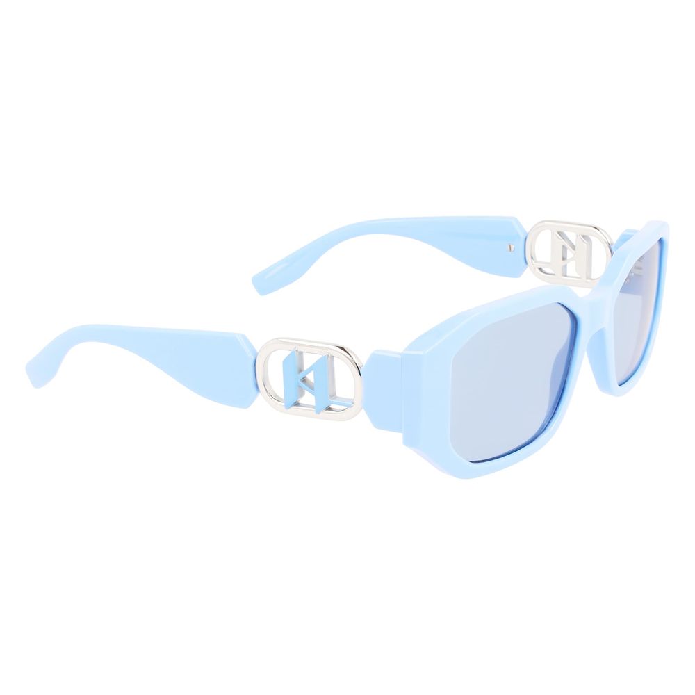 Karl Lagerfeld Blaue Injektionssonnenbrille