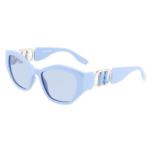 Karl Lagerfeld Blaue Injektionssonnenbrille