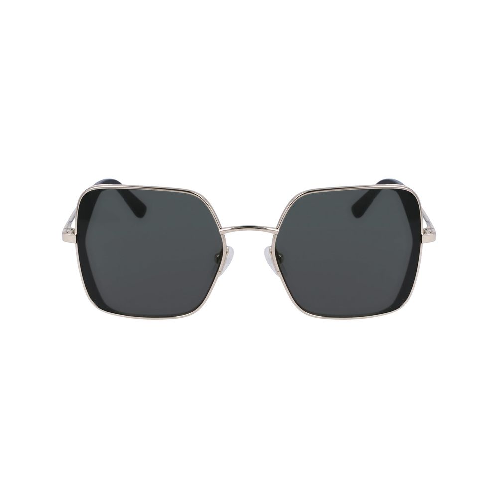 Karl Lagerfeld Goldene Metall-Sonnenbrille