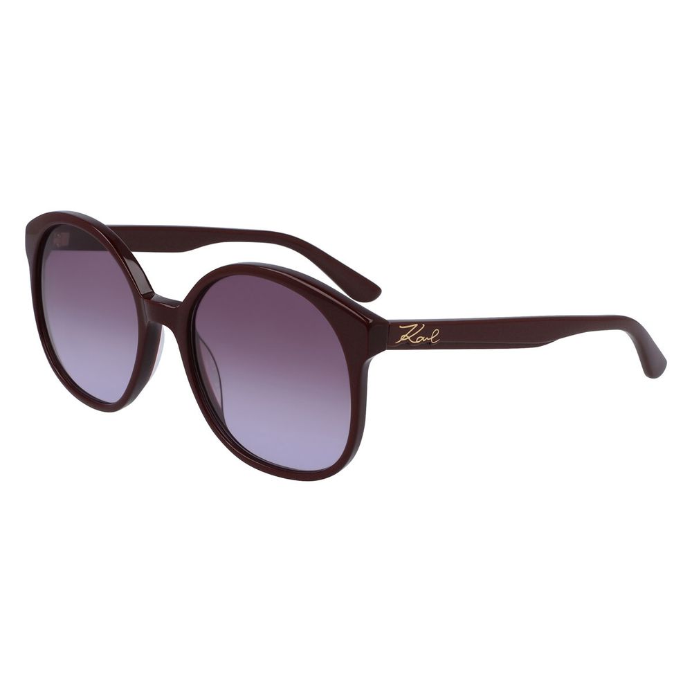 Karl Lagerfeld Bordeaux Acetat-Sonnenbrille