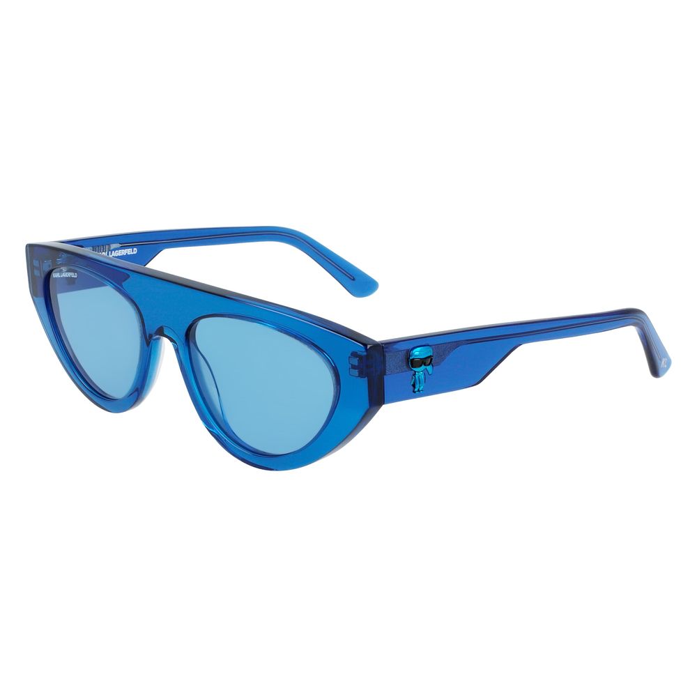 Karl Lagerfeld Blaue Acetat-Sonnenbrille