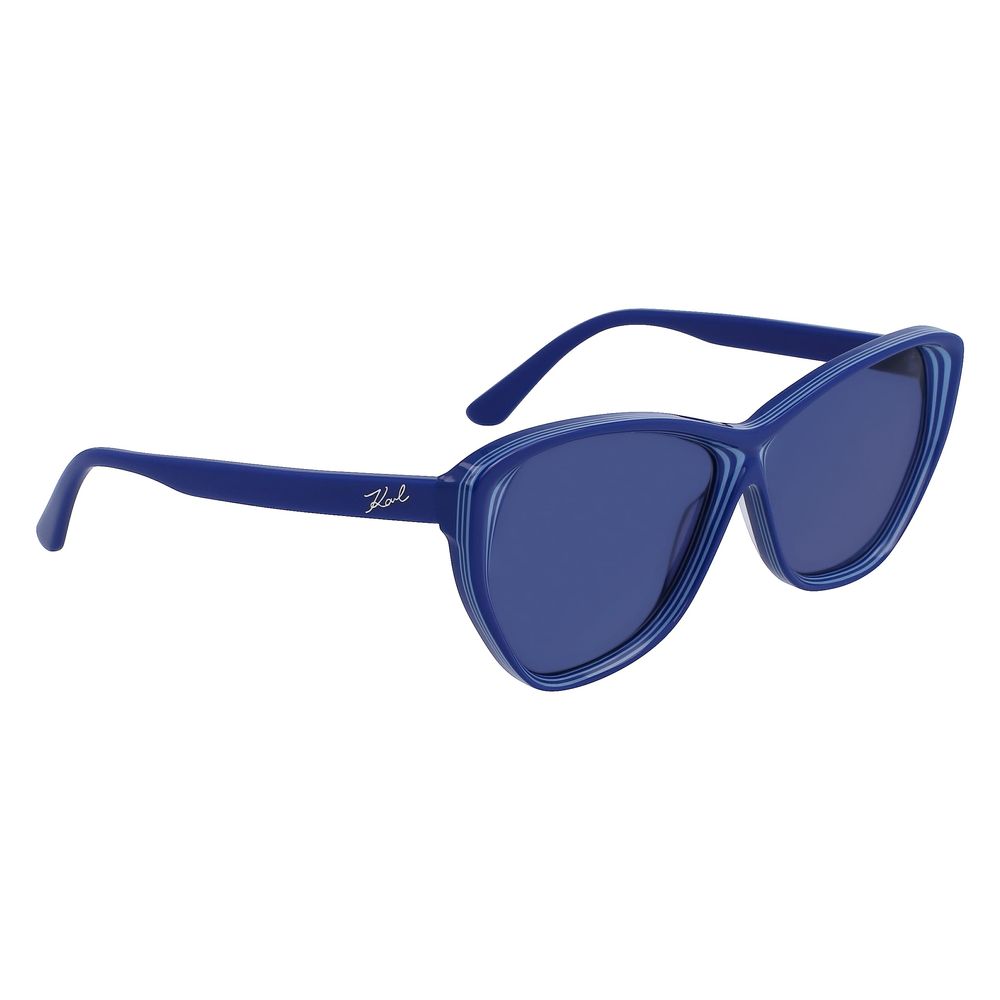 Karl Lagerfeld Blaue Acetat-Sonnenbrille