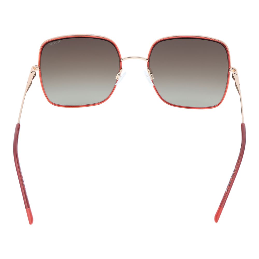 Hugo Boss Rote Frauen-Sonnenbrille