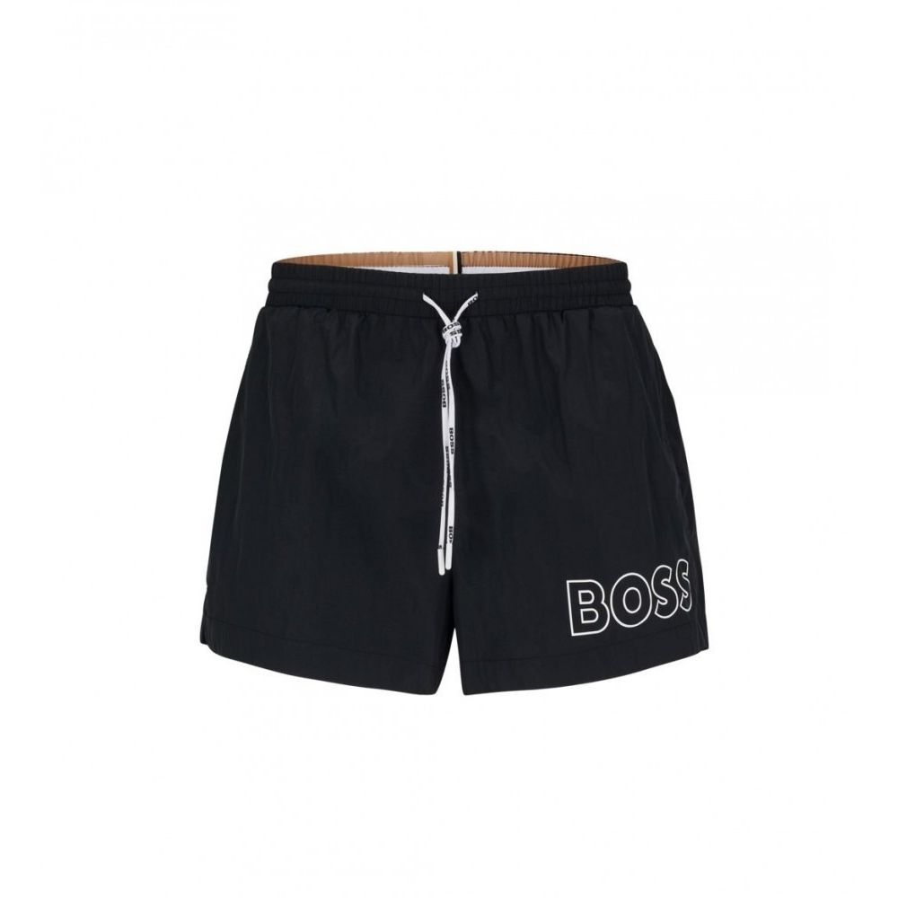 Hugo Boss Schwarze Polyamid-Badebekleidung