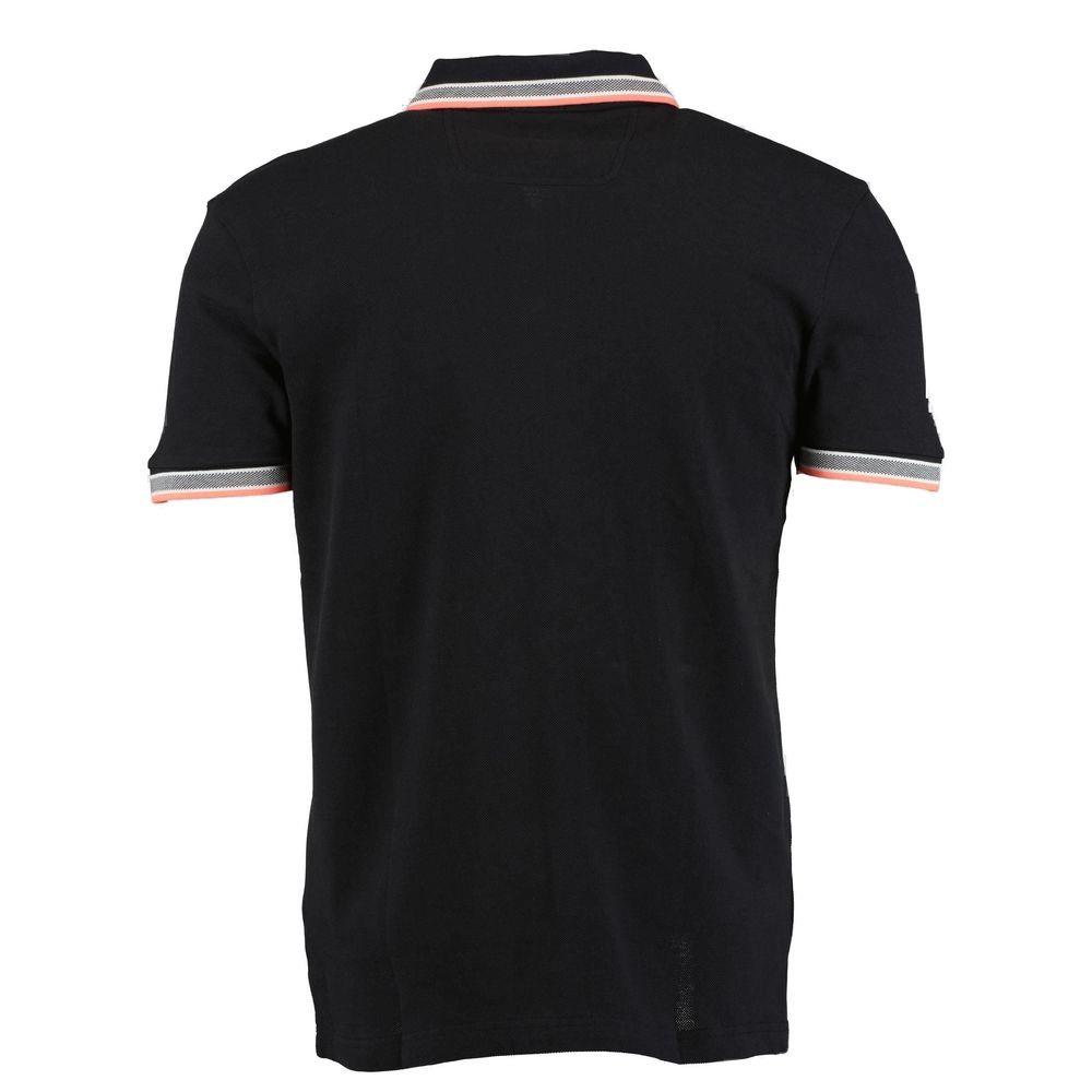 Hugo Boss Schwarzes Baumwoll-Poloshirt