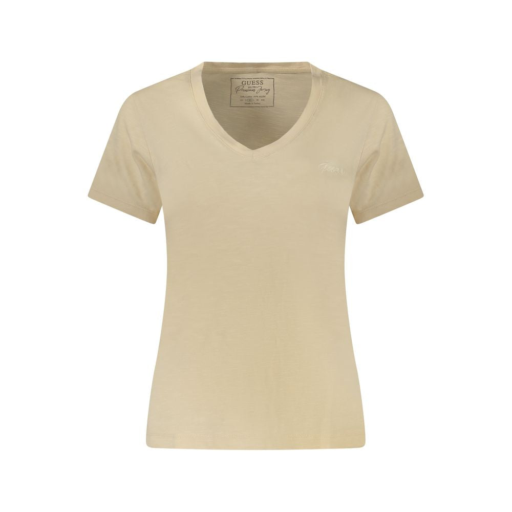 Guess Jeans Beige Baumwolle Tops & T-Shirt