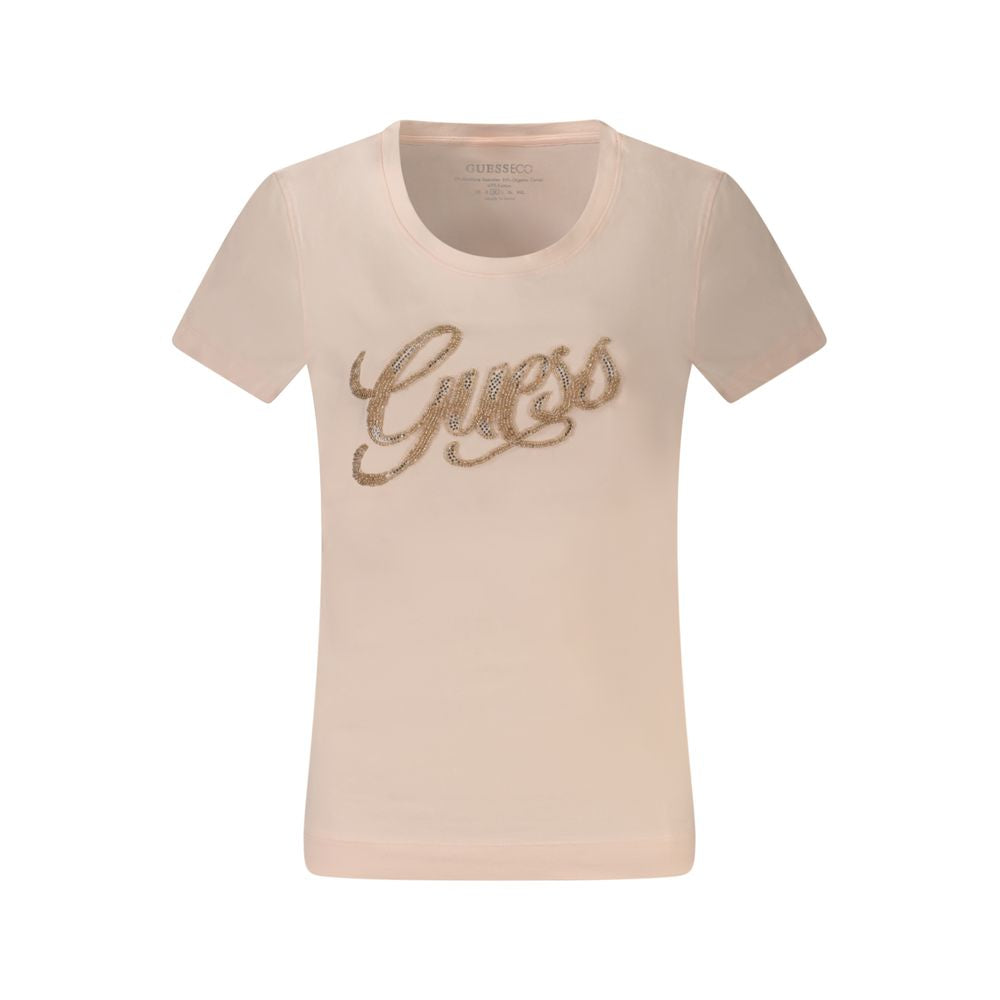 Guess Jeans Rosa Baumwolle Tops & T-Shirt