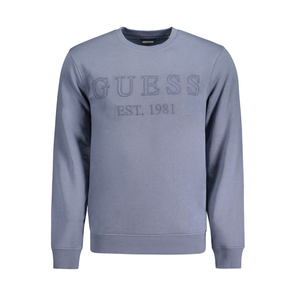 Guess Jeans Blauer Baumwollpullover