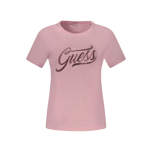 Guess Jeans Rosa Baumwolle Tops & T-Shirt