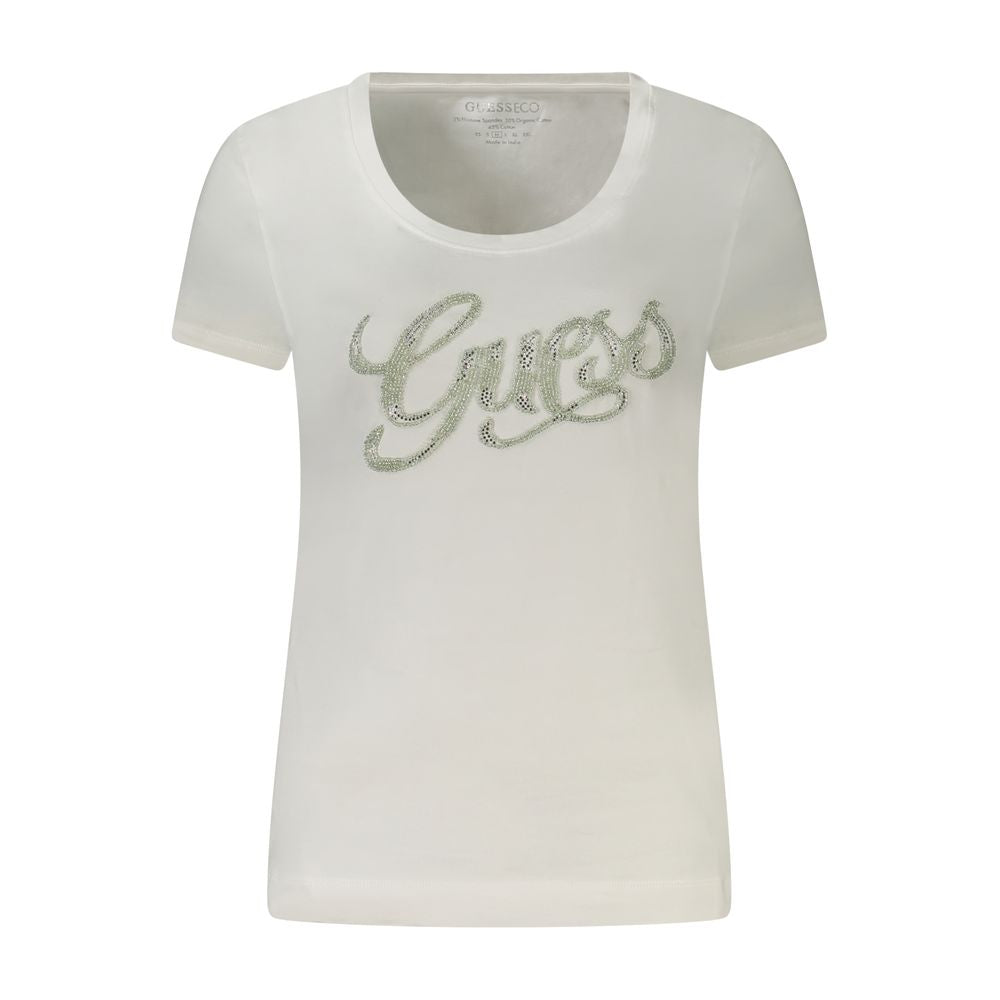 Guess Jeans Weiße Baumwoll-Oberteile & T-Shirt