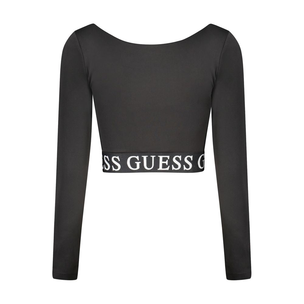 Guess Jeans Schwarze Spandex Tops & T-Shirt