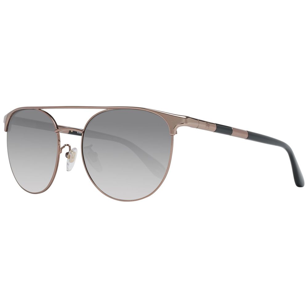 Carolina Herrera NY Bronzene Sonnenbrille aus Metall und Kunststoff